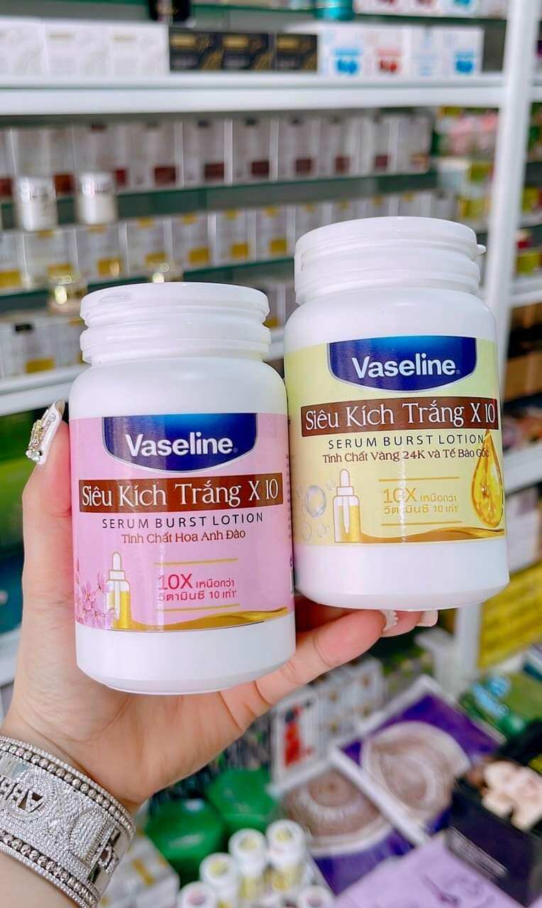 Siêu kích trắng Vaseline X10