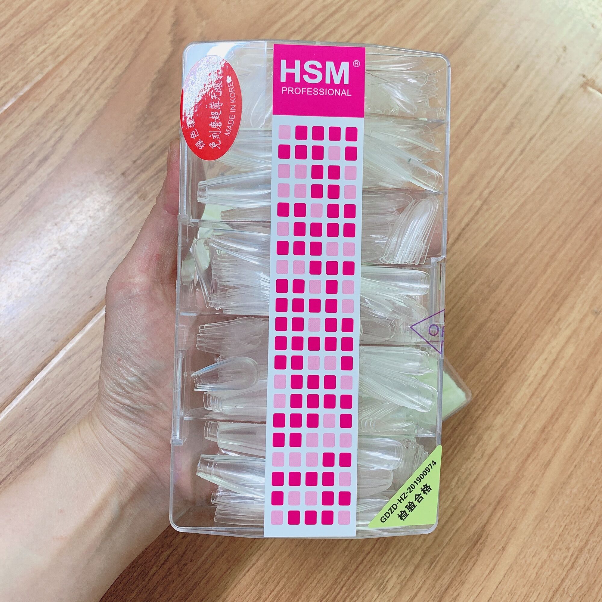 Móng úp HSM form thang Hàn Quốc, móng úp thang trơn, móng úp tay