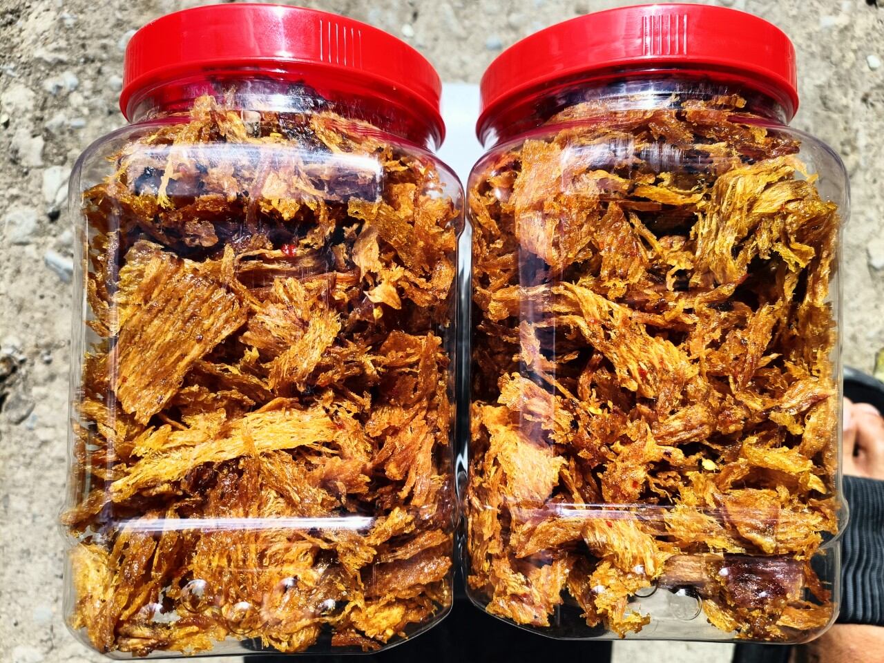 500g khô cá mực xé cay