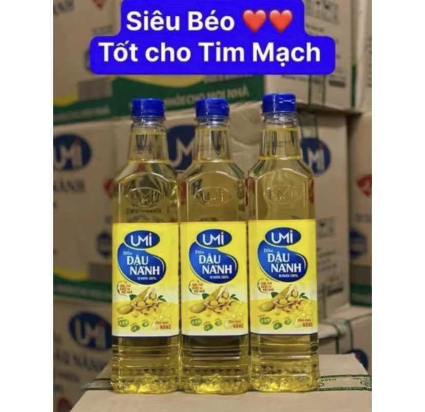 Dầu đậu nành chai một lit