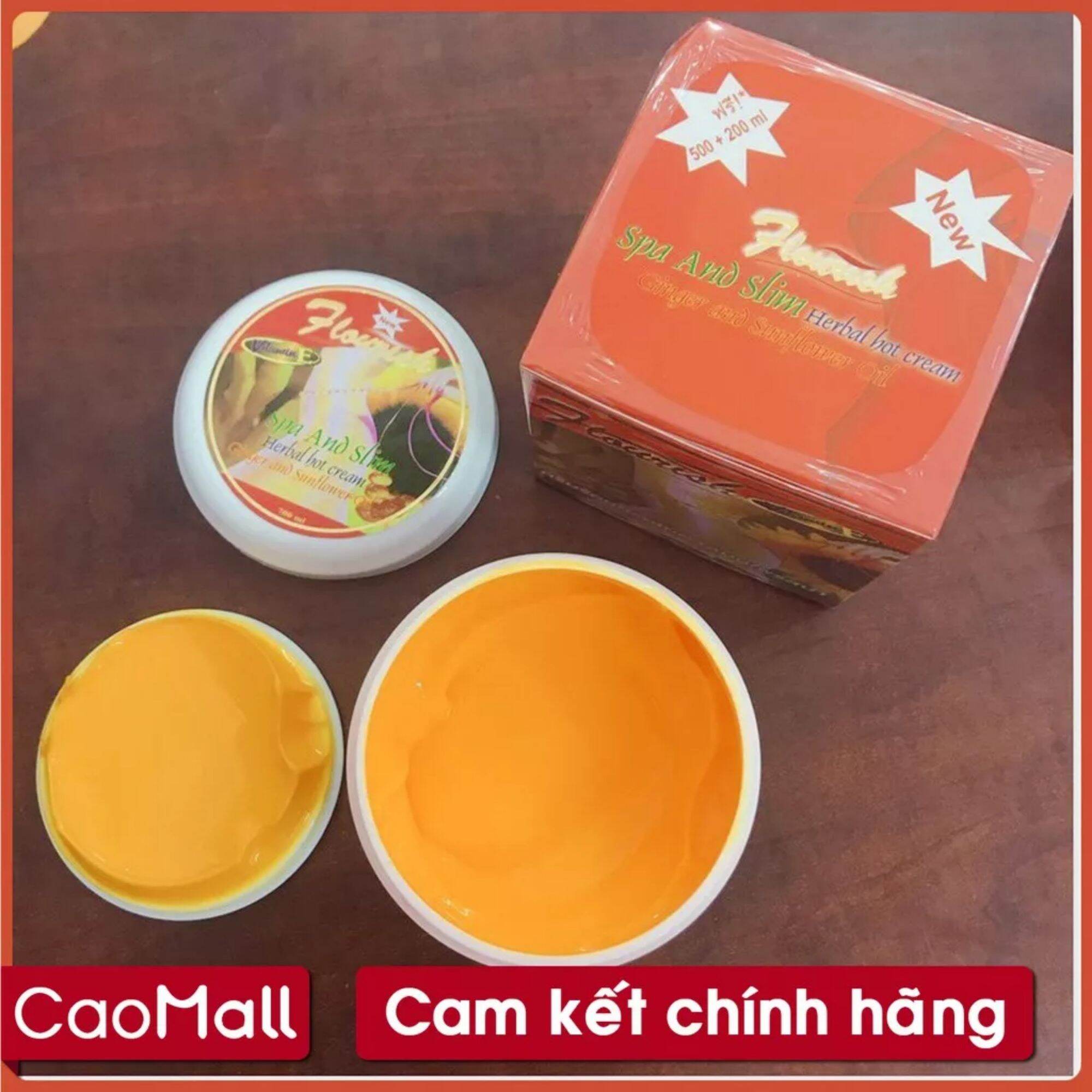 Kem tan mỡ bụng cực kỳ hiệu quả florish gừng ớt thái lan 500 ml