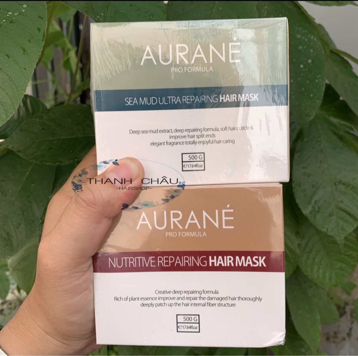 ( Mặt nạ ) hấp dầu tái tạo tóc Aurane Phục hồi tóc hư tổn 500ml