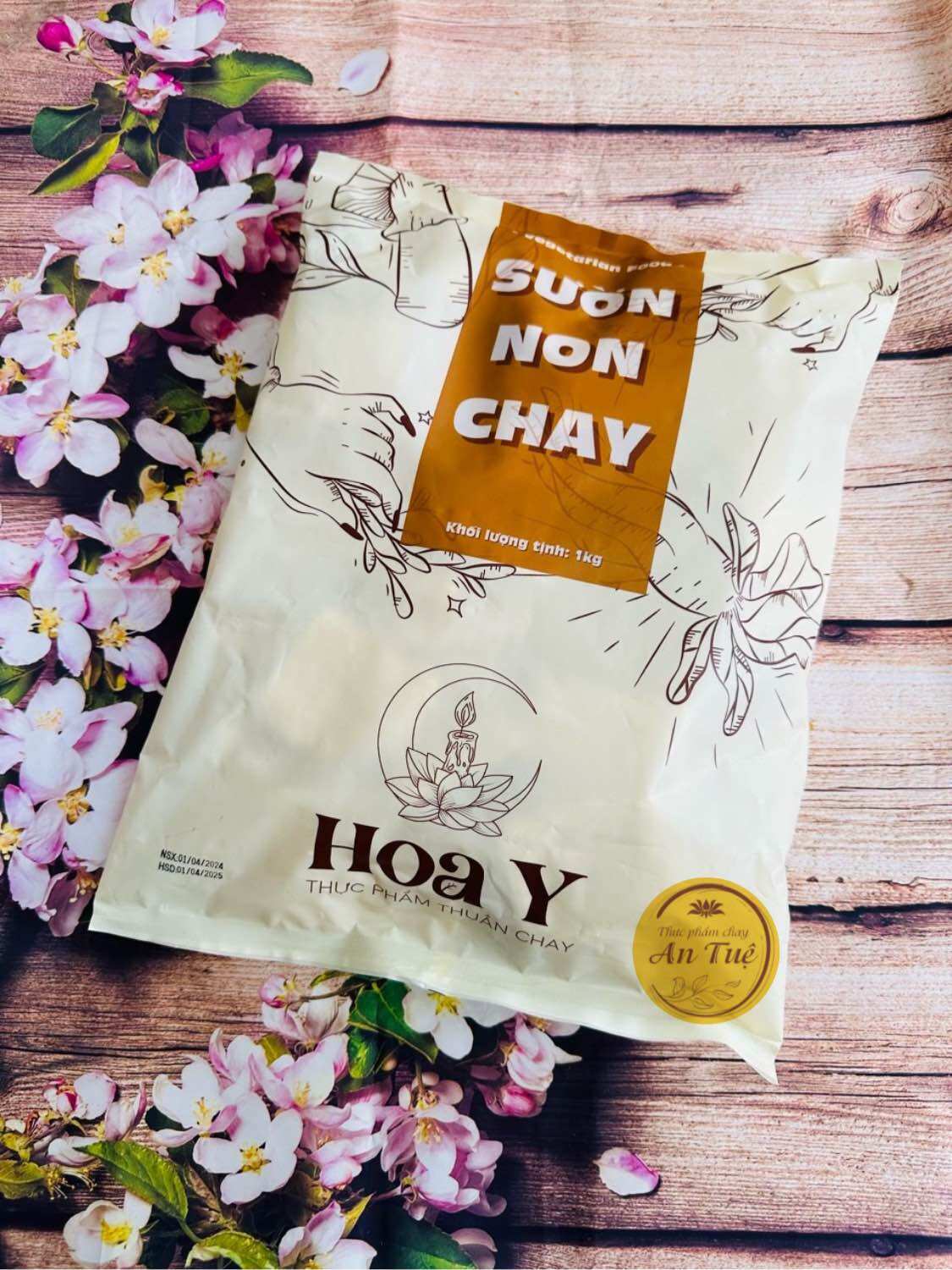 Sườn non chay Hoa Y 1kg/ sườn bổ sung lúa mạch