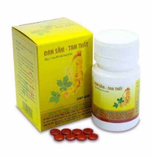 Đan Sâm - Tam Thất Chai 40 viên