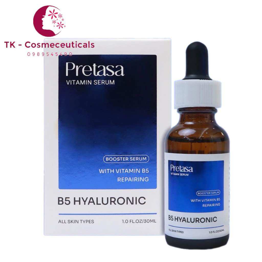 Serum pretasa b5 hyaluronic acid cấp ẩm, phục hồi da - 30ml