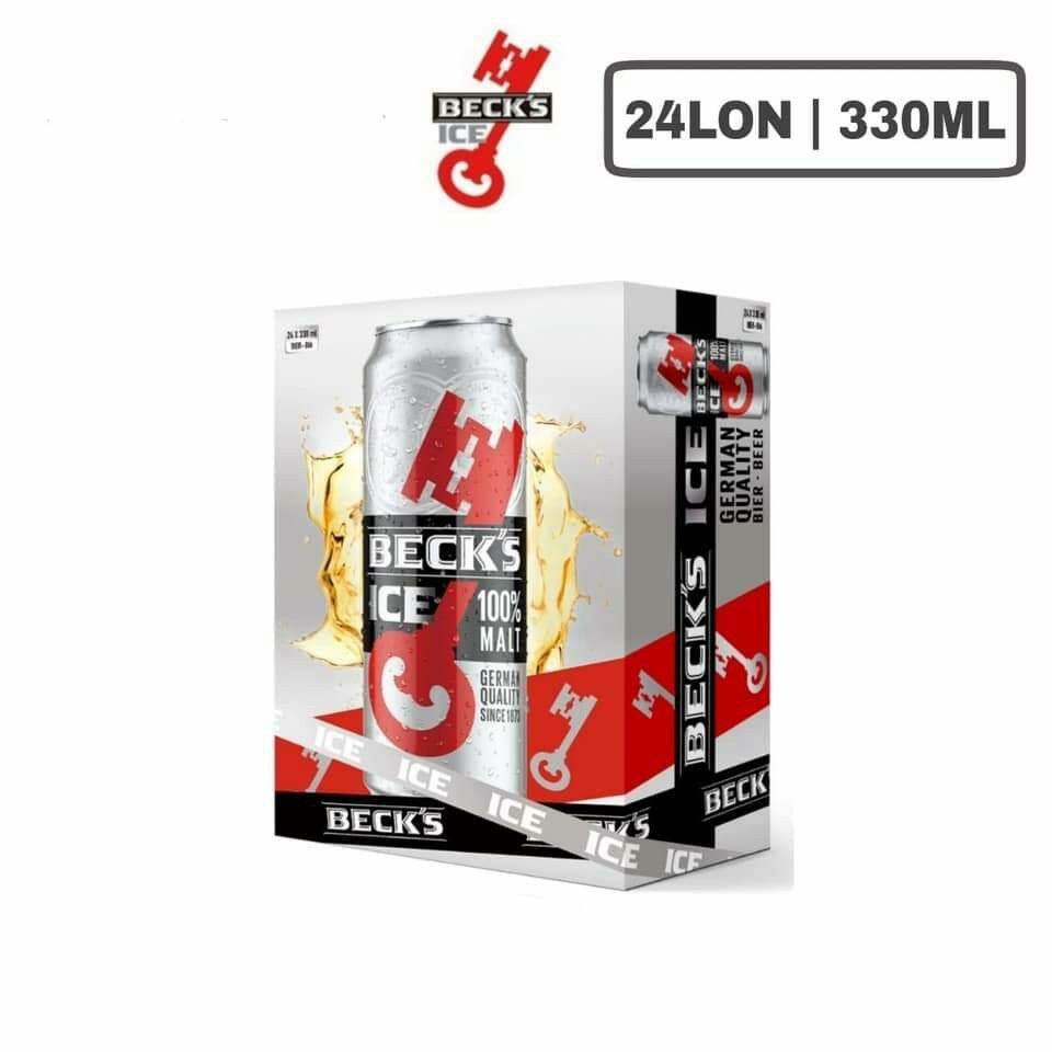 Beck's ice thùng 24lon 330ml