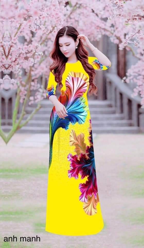 SALE ÁO DÀI LUA TƠ NHẬT CO GIÃN 7D CHỈ 189K ,1ÁO MAY SẴN CÓ SẴN👍