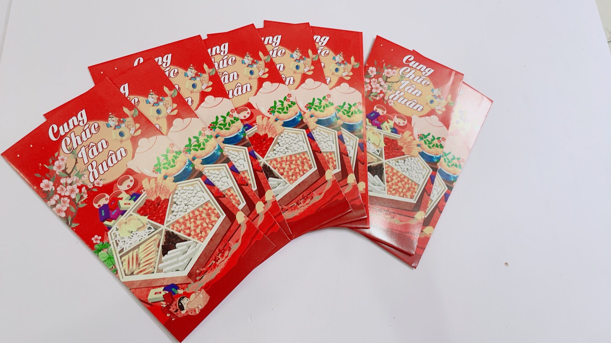 Combo 5 cái bao lì xì Tết 2023