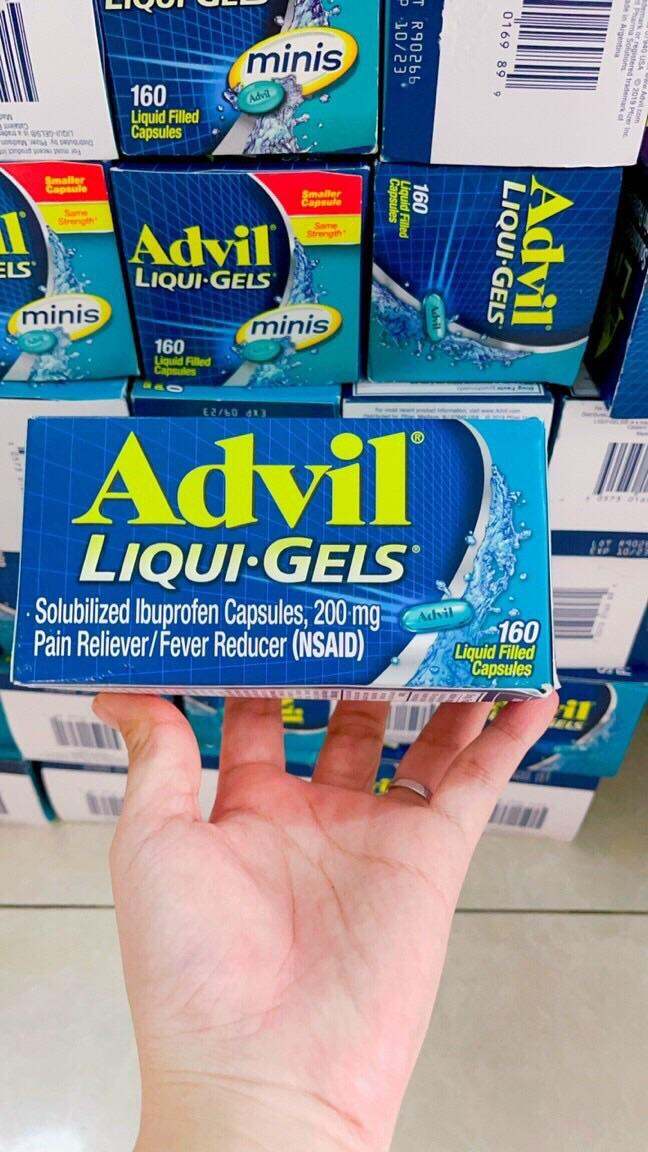 Hũ Đựng 160 Viên Advil Mỹ