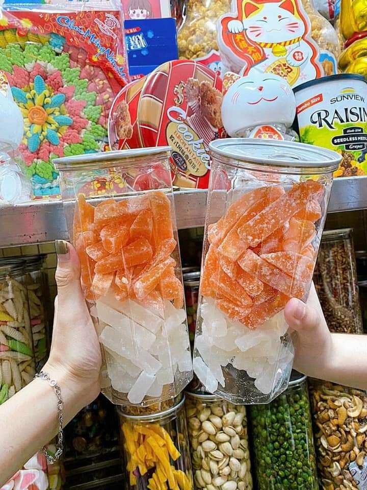 MỨT KHOAI LANG hộp 500GR