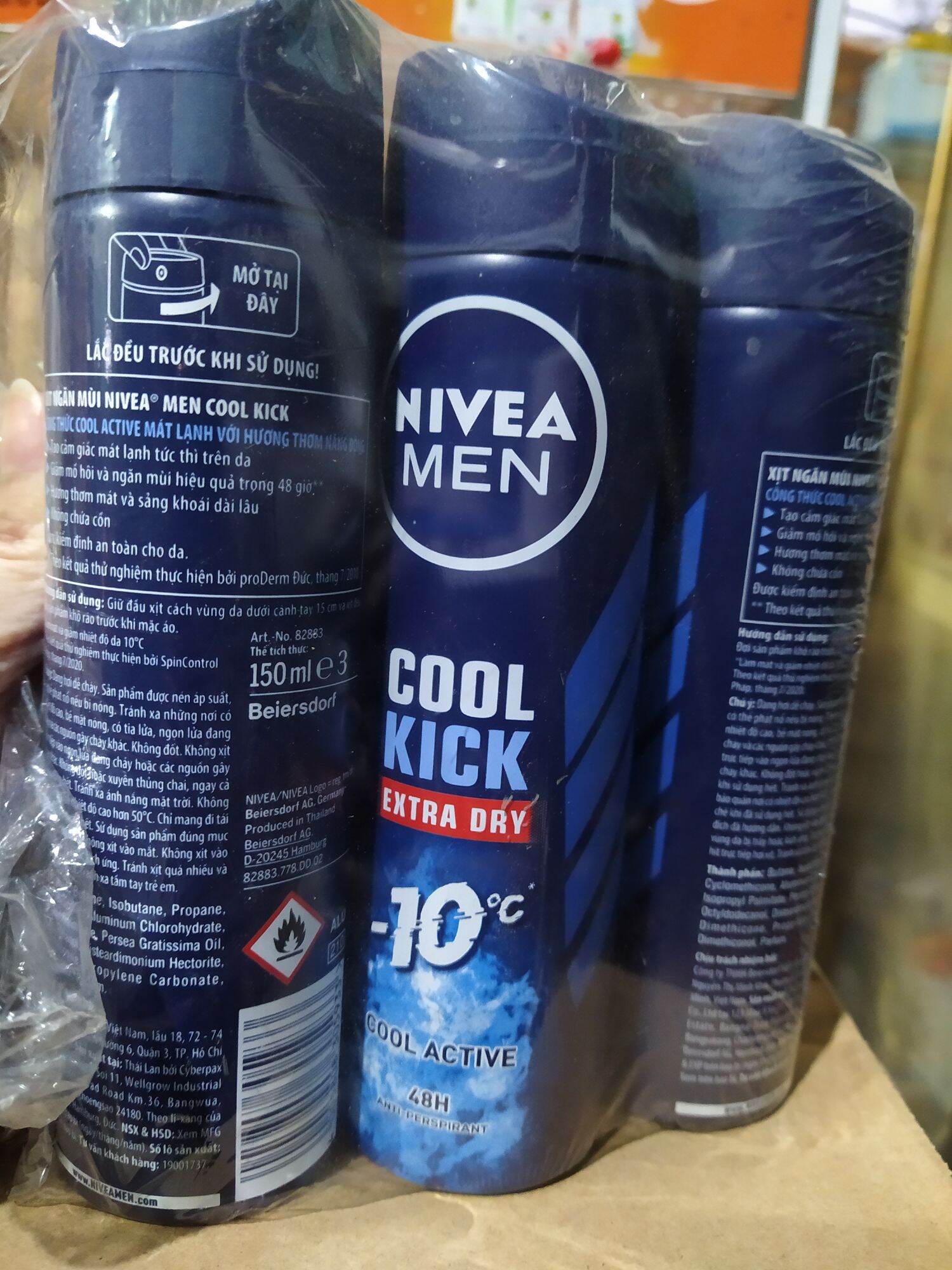 Xịt khử mùi Nivea men 150ml