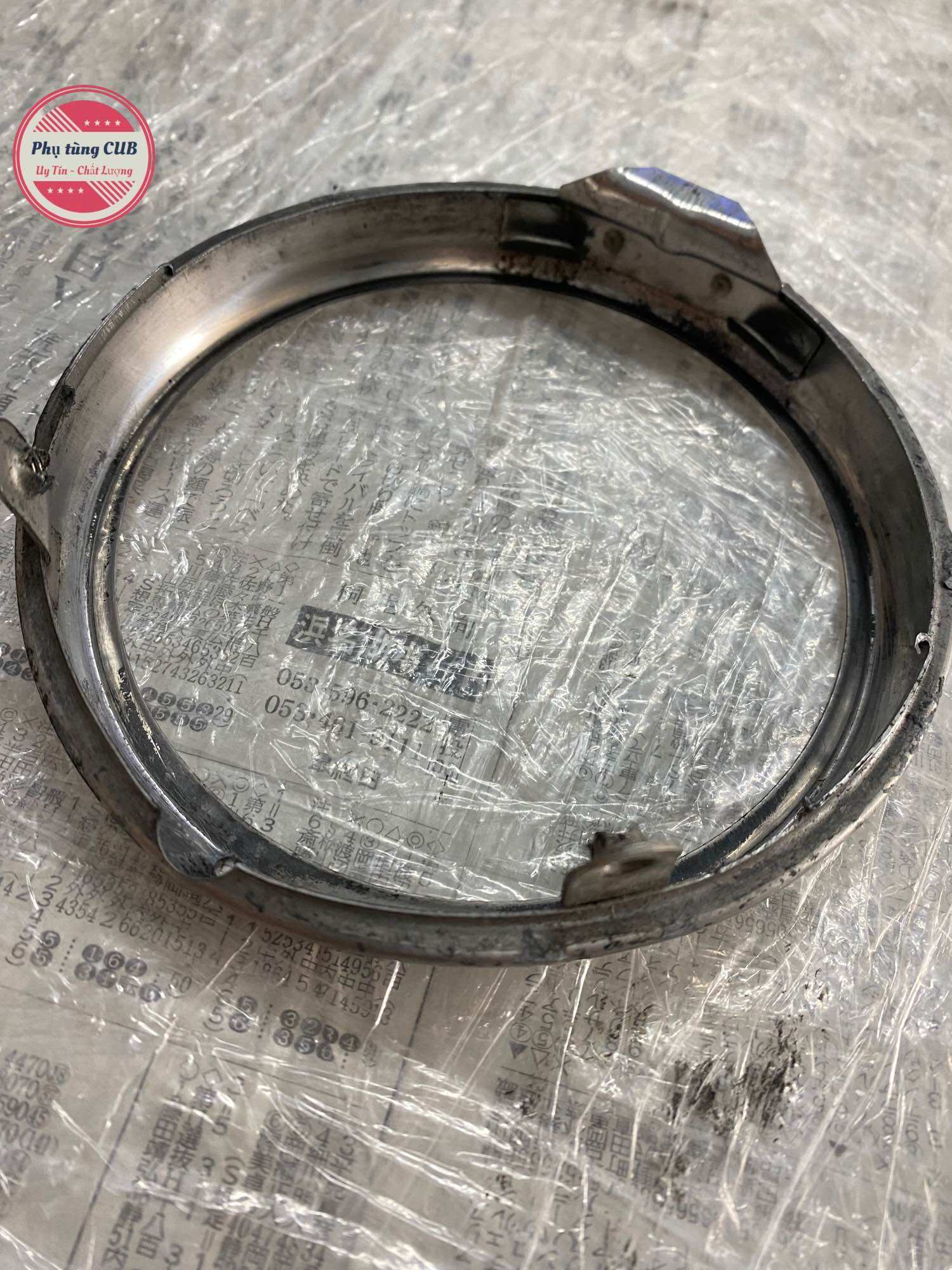 Vòng đèn xe cub 78-81-86 inox