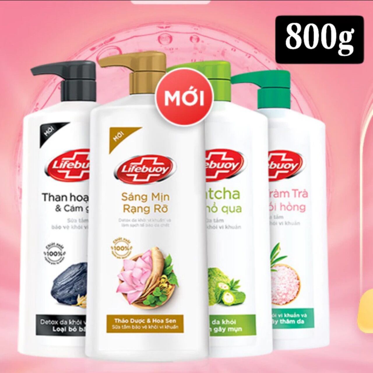 Sữa tắm Lifebuoy Detox  800g