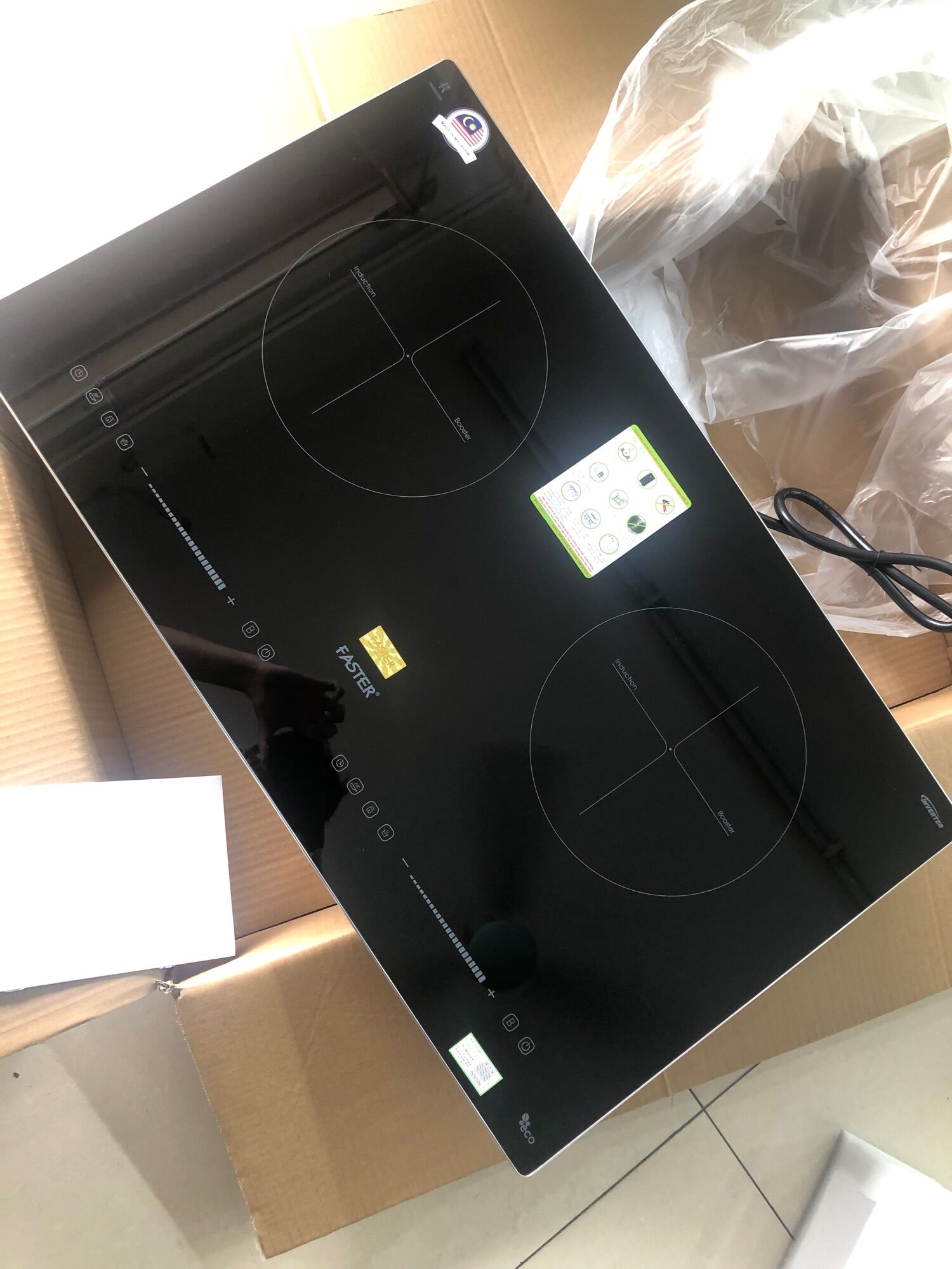 Bếp từ đôi faster 812GI (mẫu mới 2021) cao cấp