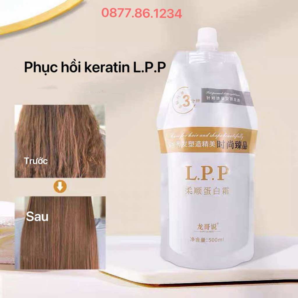 Kem hấp phục hồi l.p.p 500ml . phục hồi tóc, giúp tóc siêu mềm mượt