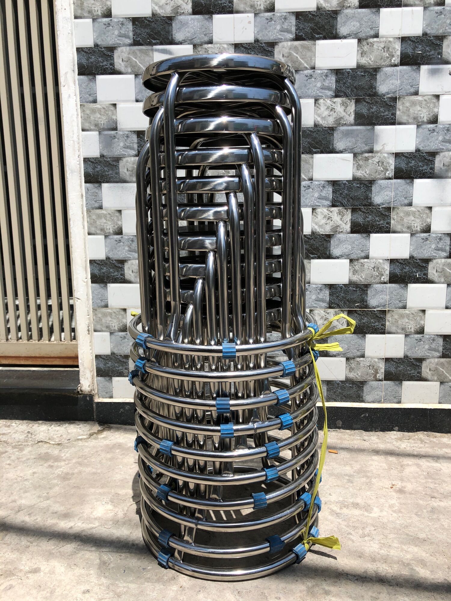 Ghế đôn inox 304 100% cao 50cm