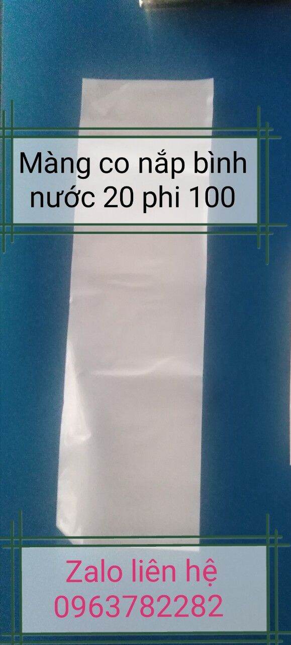 1 kg màng co nắp phi 100 màu trắng sữa bình 20lit