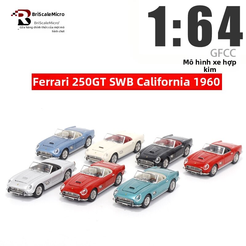 BriScalemicro | Đồ Trang Trí Mô Hình Xe Ferrari 250GT SWB 1:64