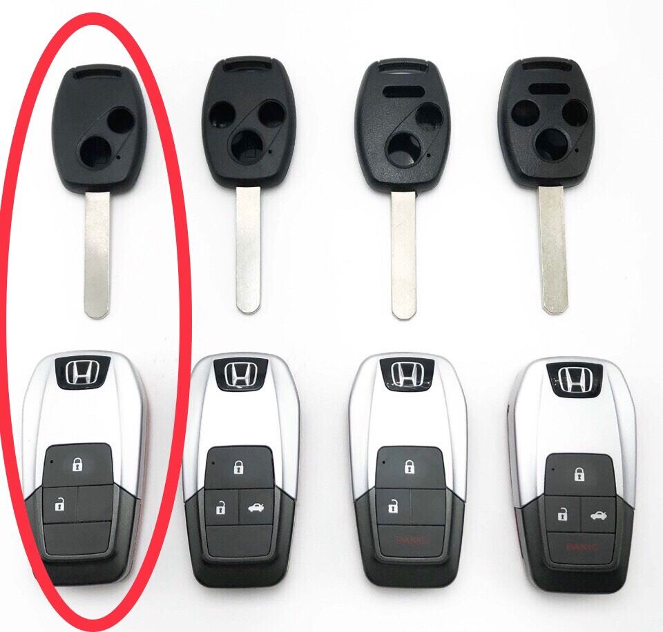 Vỏ chìa khoá honda civic, crv, city, accord độ gập 2 nút