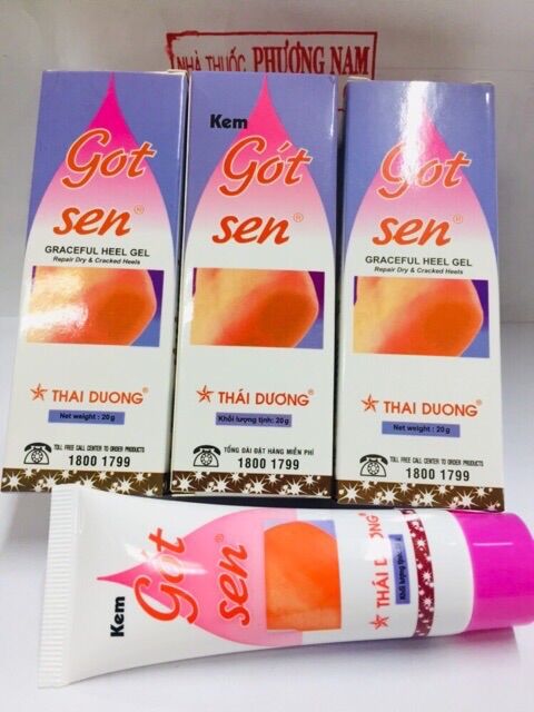 Gót sen-kem chống khô,nứt nẻ chân
