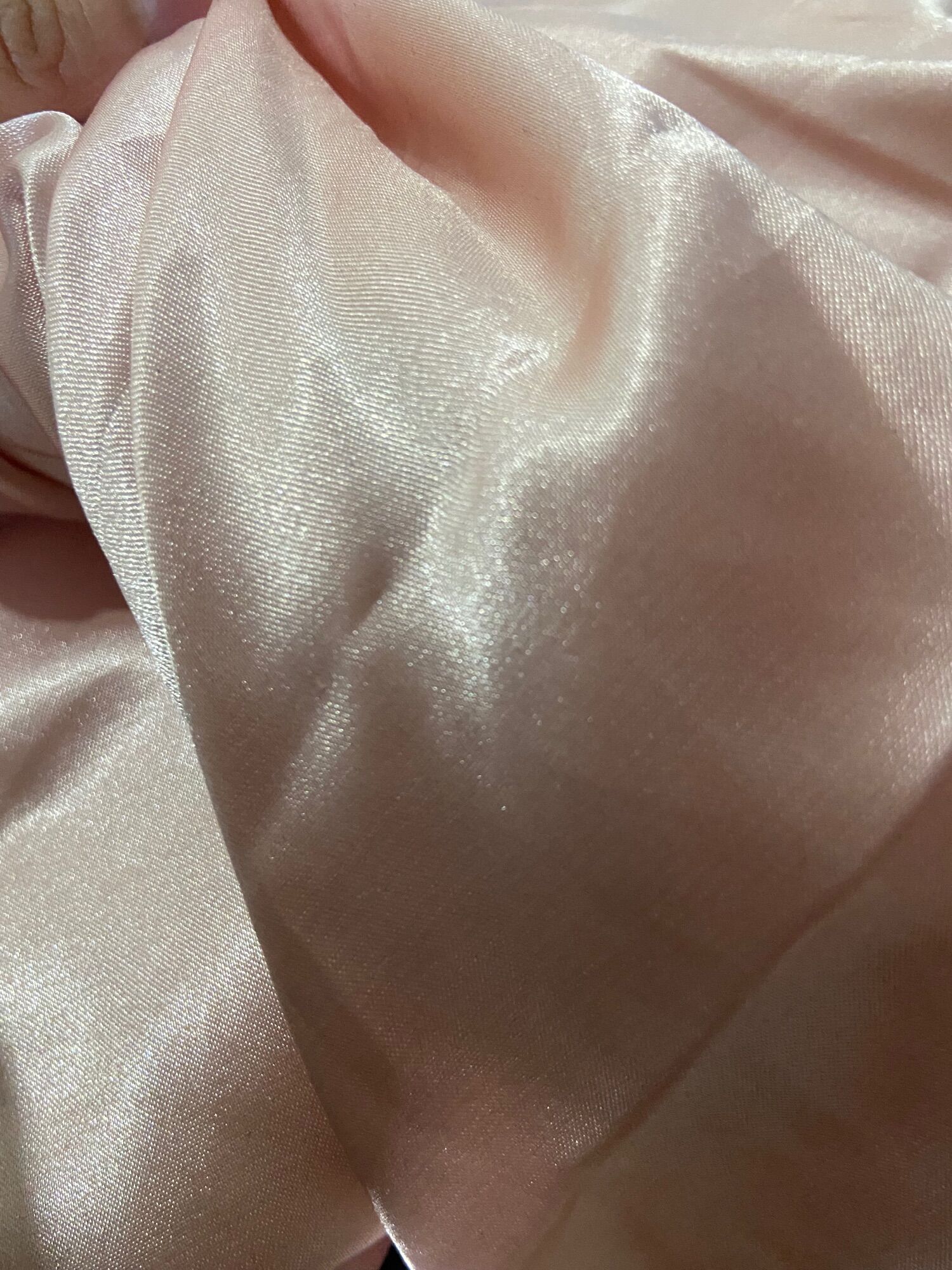 2m vải satin màu Hồng da đẹp xinh khổ 1m4