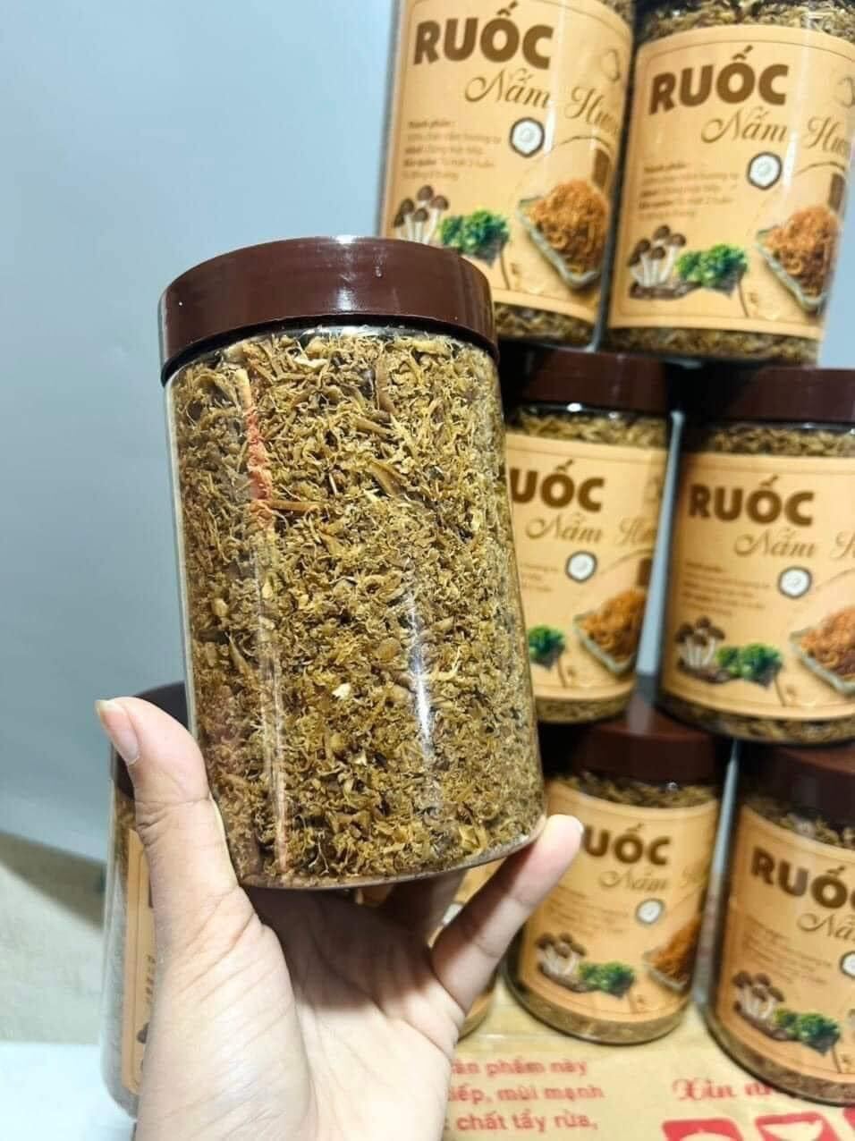 Ruốc nấm hương - Ruốc chay cho mùa Vu Lan hũ 500 gram