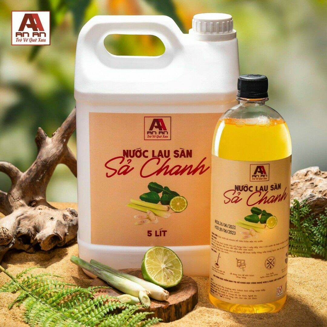 Nươc lau sàn chanh sả 100% từ thiên nhiên