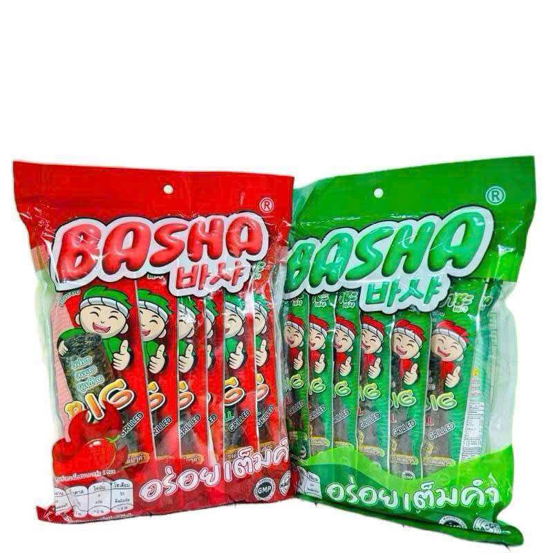 Rong biển cuộn Basha túi 12+1 gói