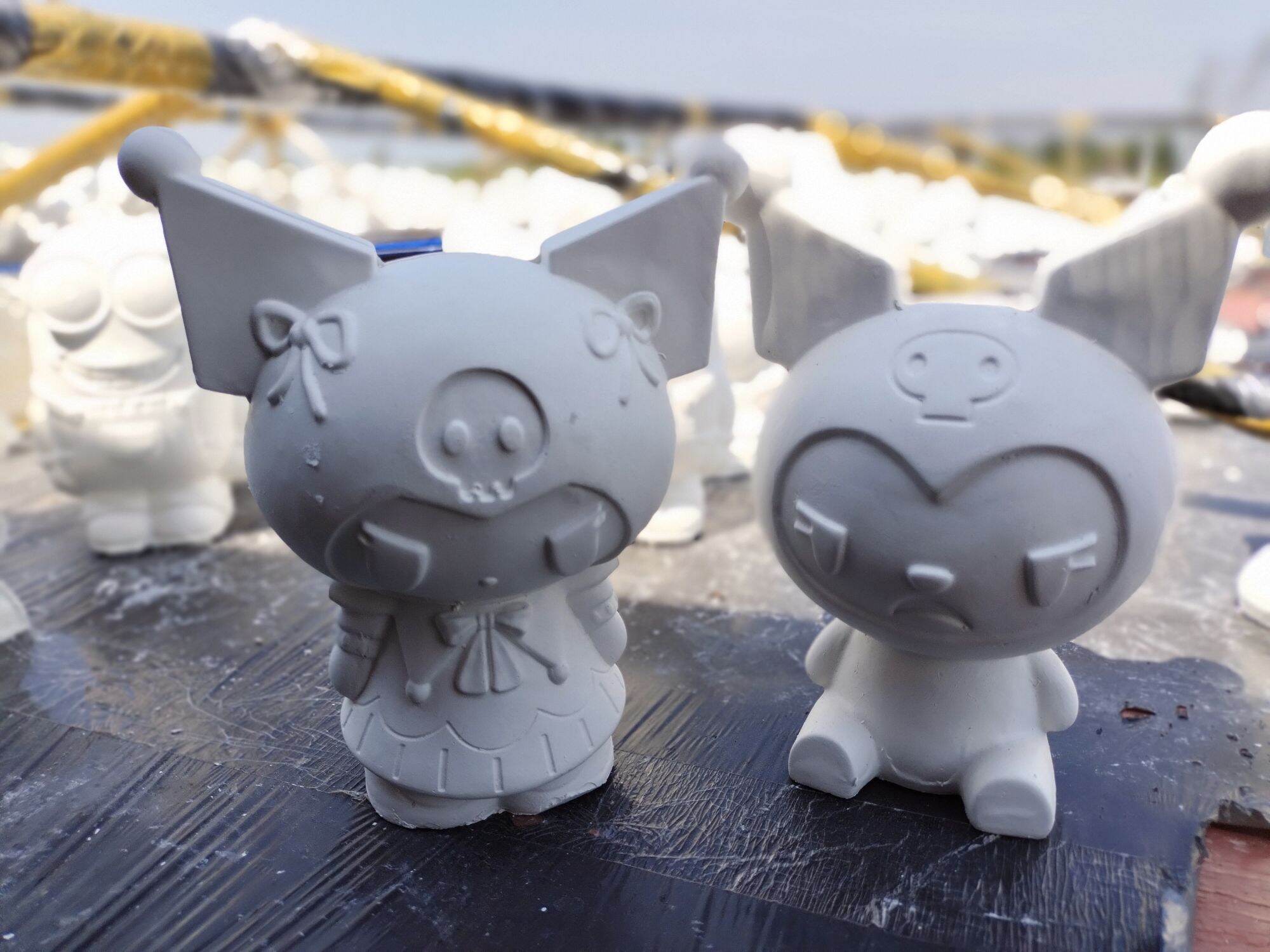 Tượng tô màu cho bé size 10cm đến 13cm giao ngẫu nhiên