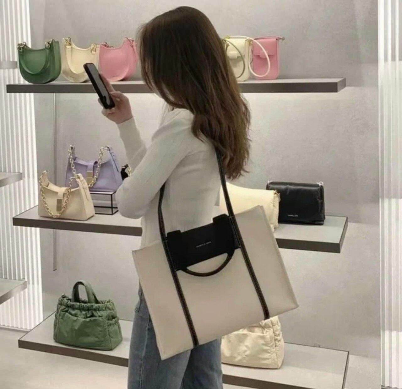 Túi kẹp nách nữ CK2-30781775 size 38cm