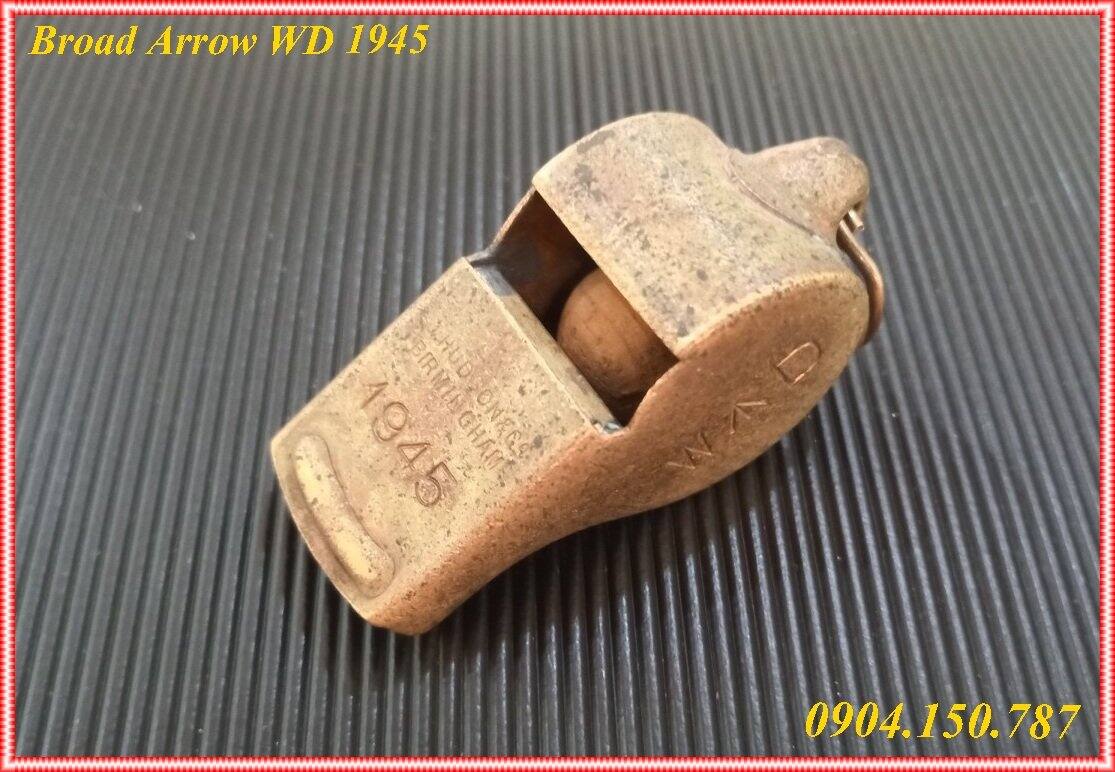 Còi Đồng Acme Thunderer 58 Broad Arrow WD 1945