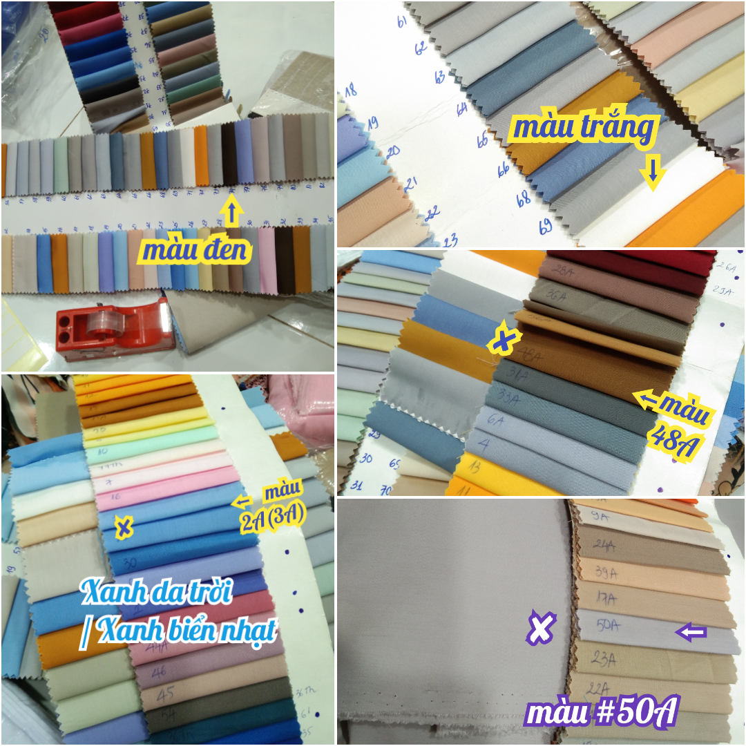 Vải Kate Silk Chất Vải Láng Mịn Không Xù