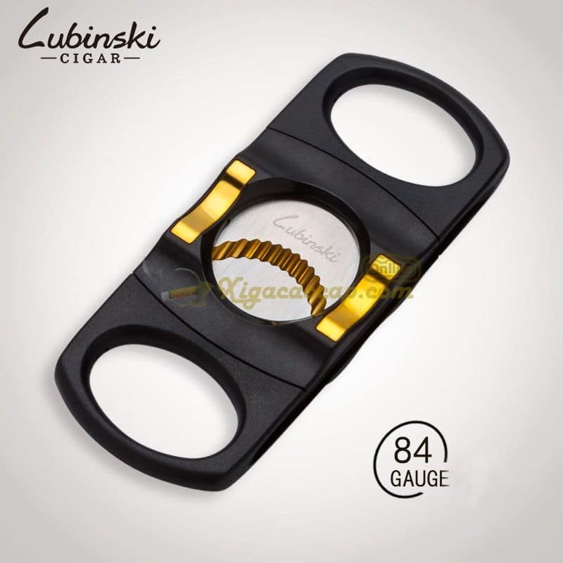 Dao cắt Cigar, Cutter XÌ Gà vàng kim kiêm giá để Lubinski