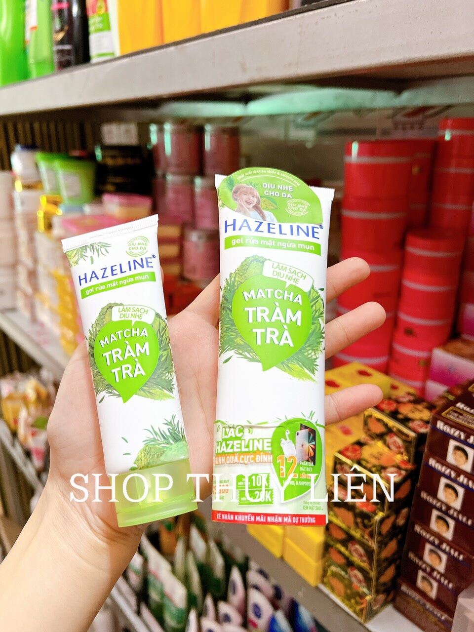 Sữa rữa mặt hazeline matcha tràm trà 50g