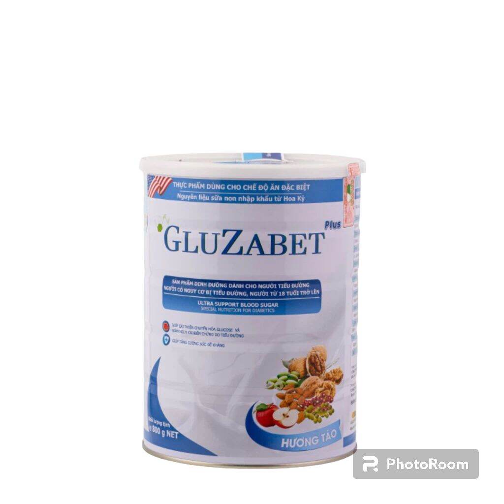 Combo 2 hộp Gluzabet 800gr sữa cho người tiểu đường
