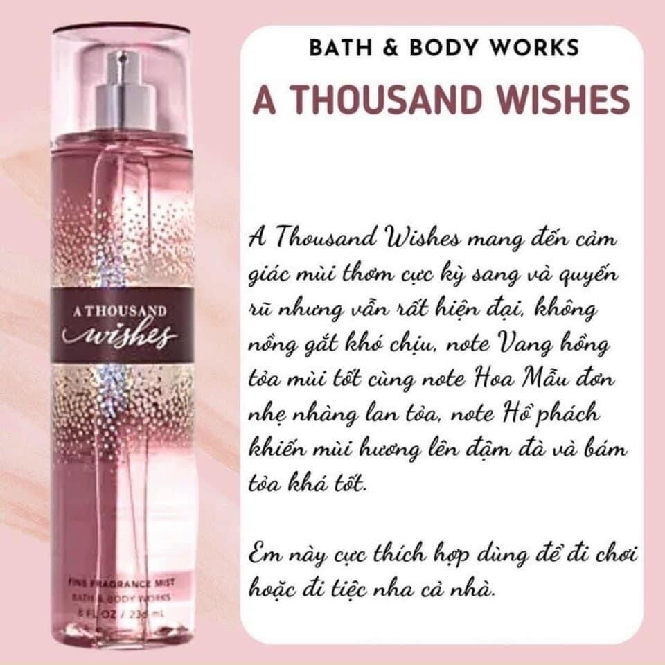 XỊT THƠM BODY BATH& BODY WORK