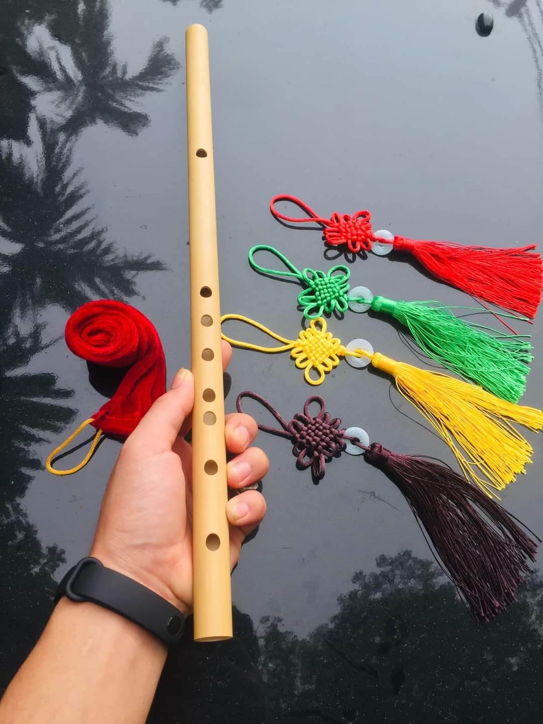 Sáo đô tặng dây treo và túi đựng sáo