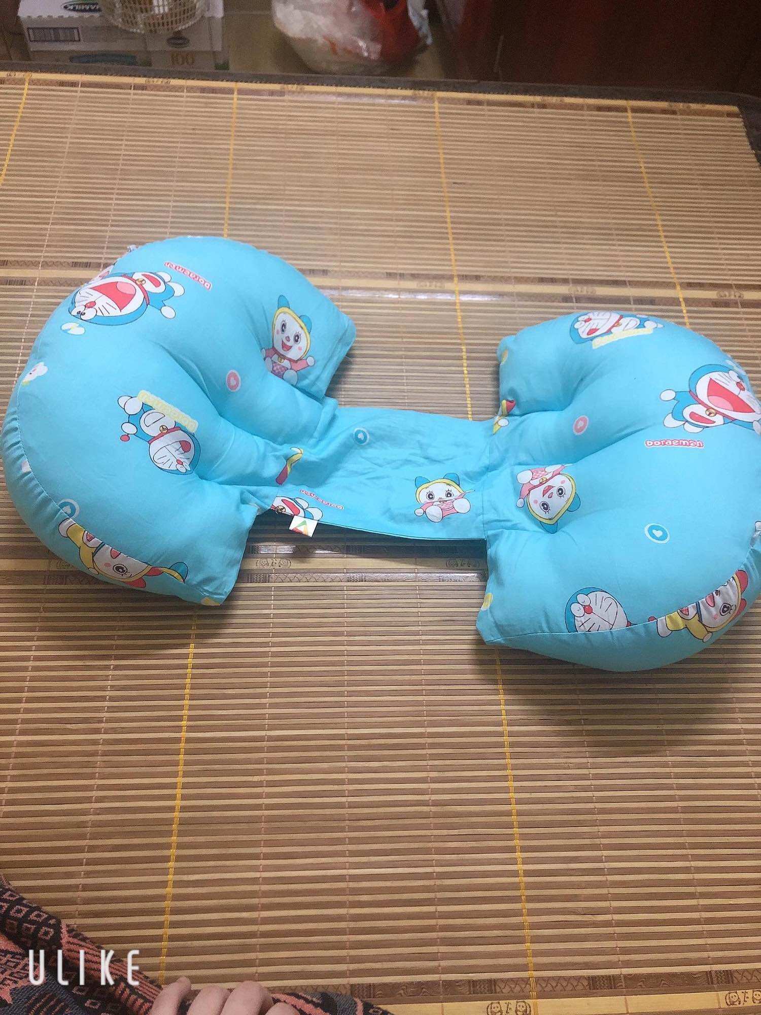 Gối bầu Lib màu xanh đôrêmon