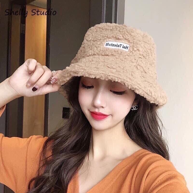 Đậu_Store2 (Ảnh thật) Mũ Lông Cừu Đi Đà Lạt Phong Cách Hàn Quốc Cho Nữ