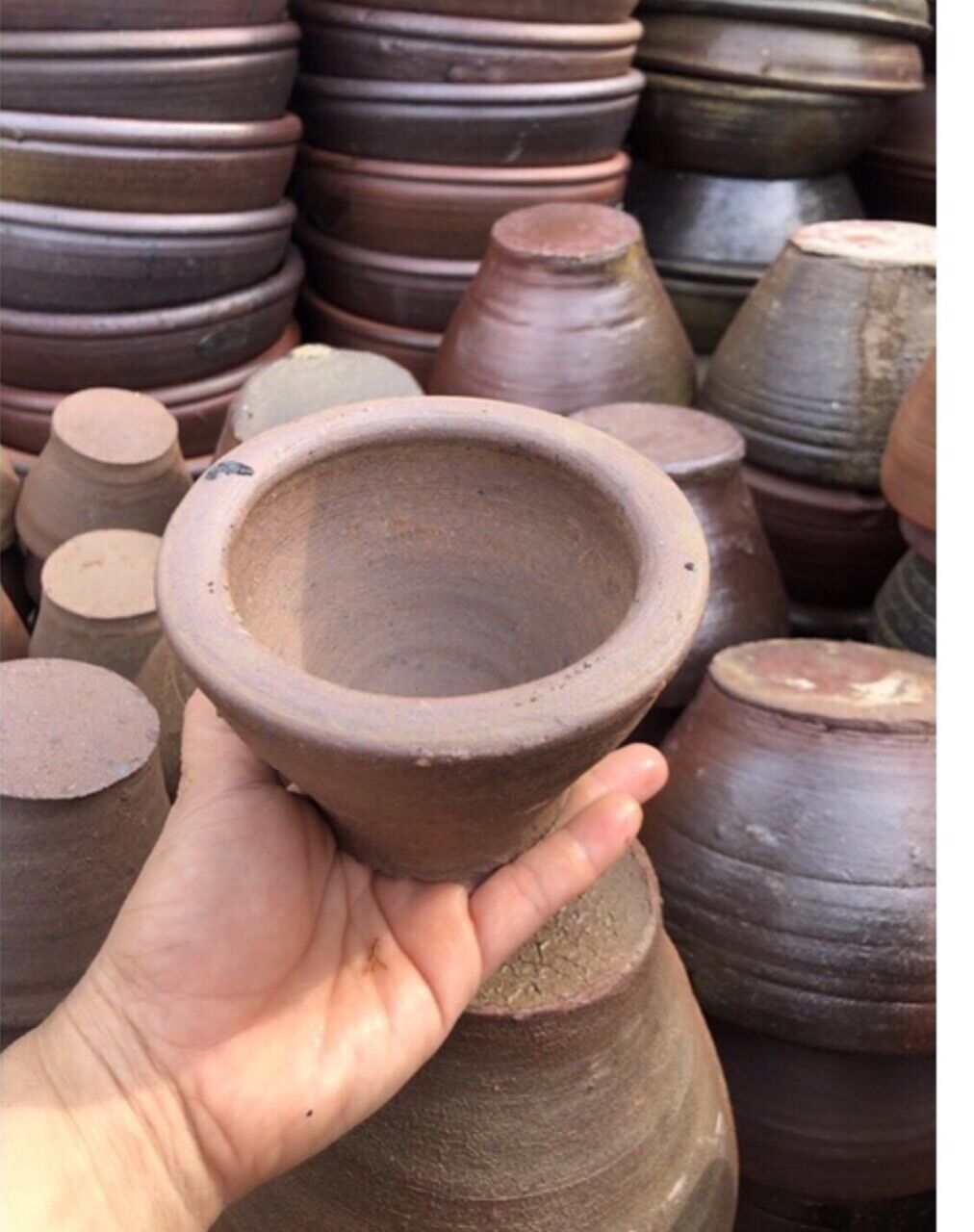 Cối giã hành , tỏi