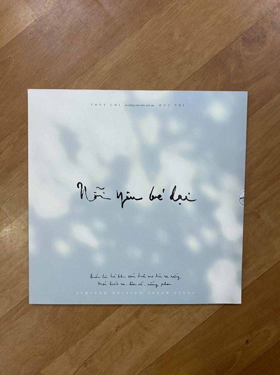 Đĩa than lp vinyl thuỳ chi nỗi yêu bé dại với 9 ca khúc mới của nhạc sĩ đức trí,