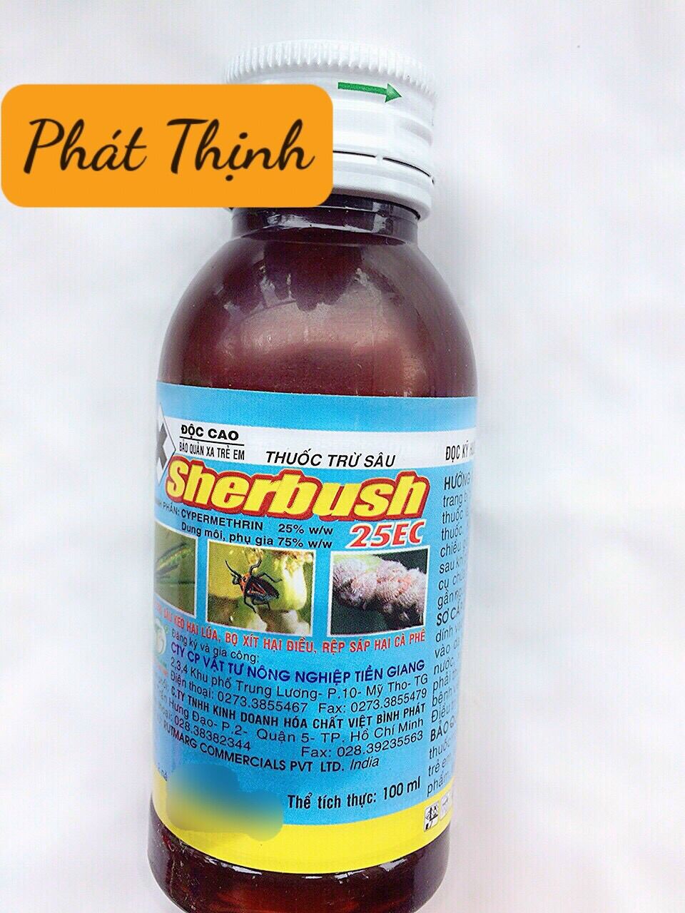 100 ML Diệt sâu sâu ăn lá hại cây mai, rệp sáp - bọ xít- bọ cánh cứng và sâu đục trái hại cây dừa