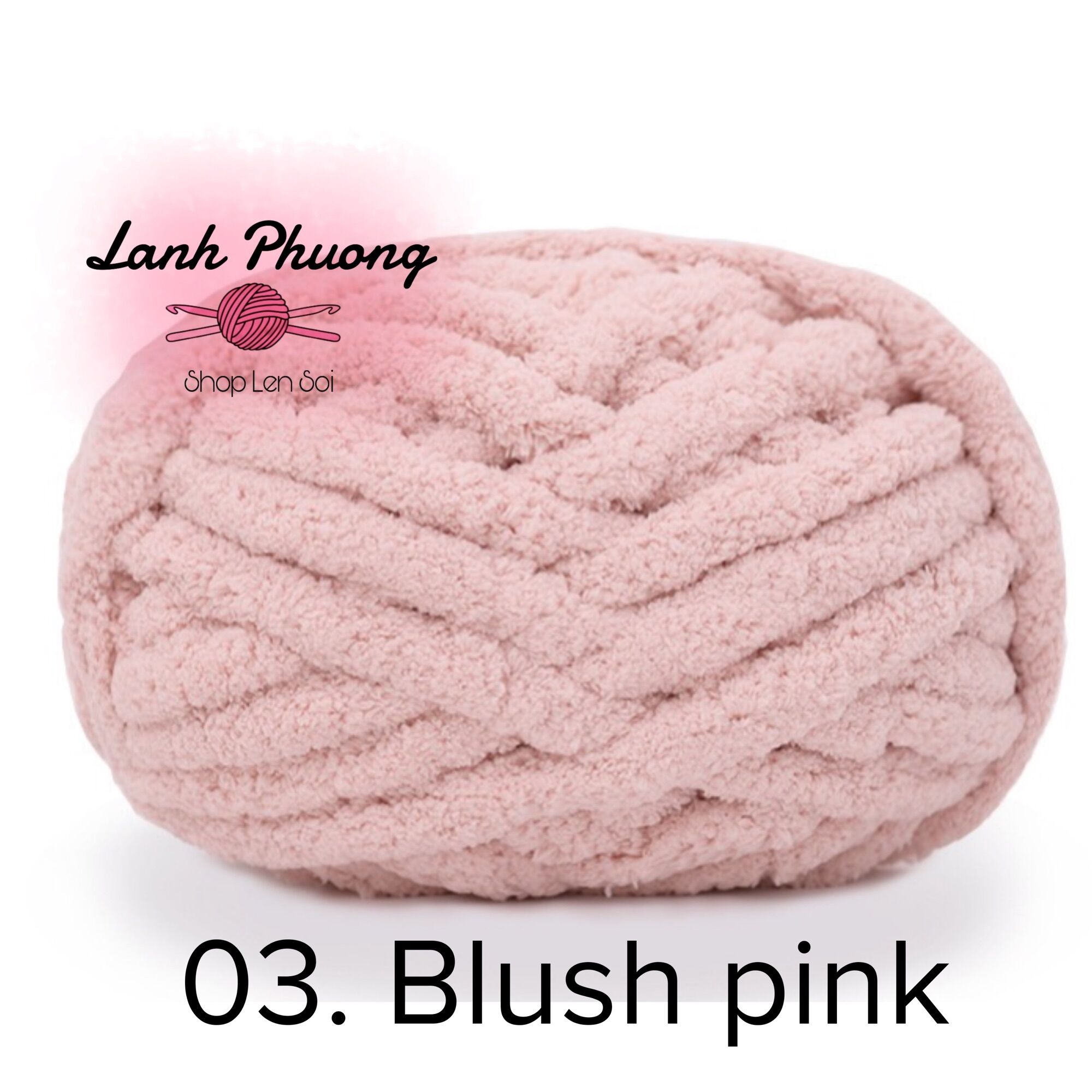 Len chunky miu miu bông siêu mềm mịn, sợi to ấm cho mùa đông