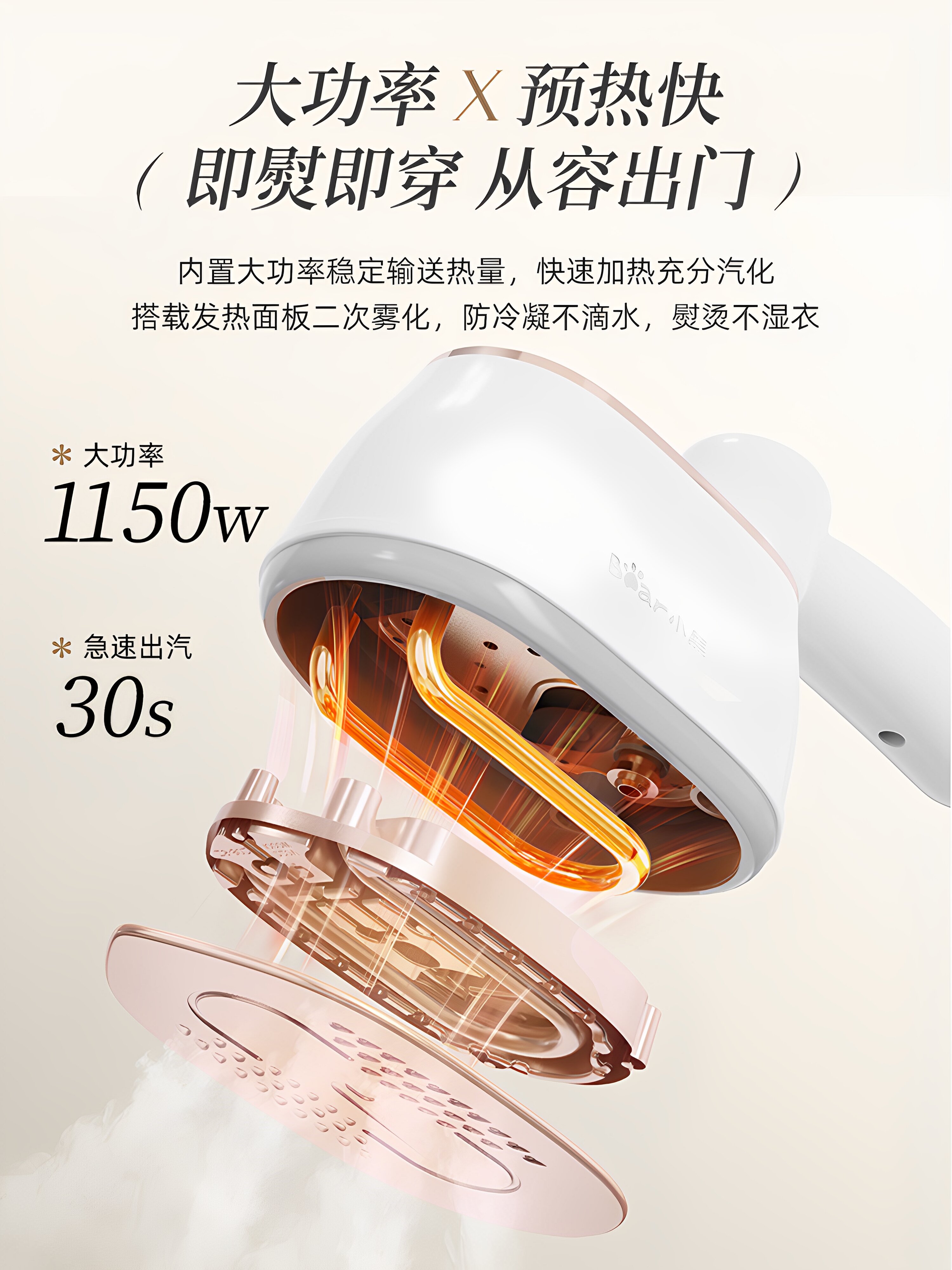 BEAR | Bàn Ủi Hơi Nước Di Động 2025 Model