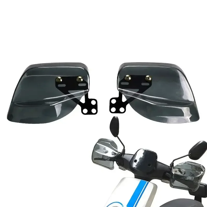 Kính Chắn Gió Xe Máy Handguards 100% Nhựa Pp Bảo Vệ Tay Lái Tấm Chắn Gió Bảo Vệ Bền Moto Phụ Kiện