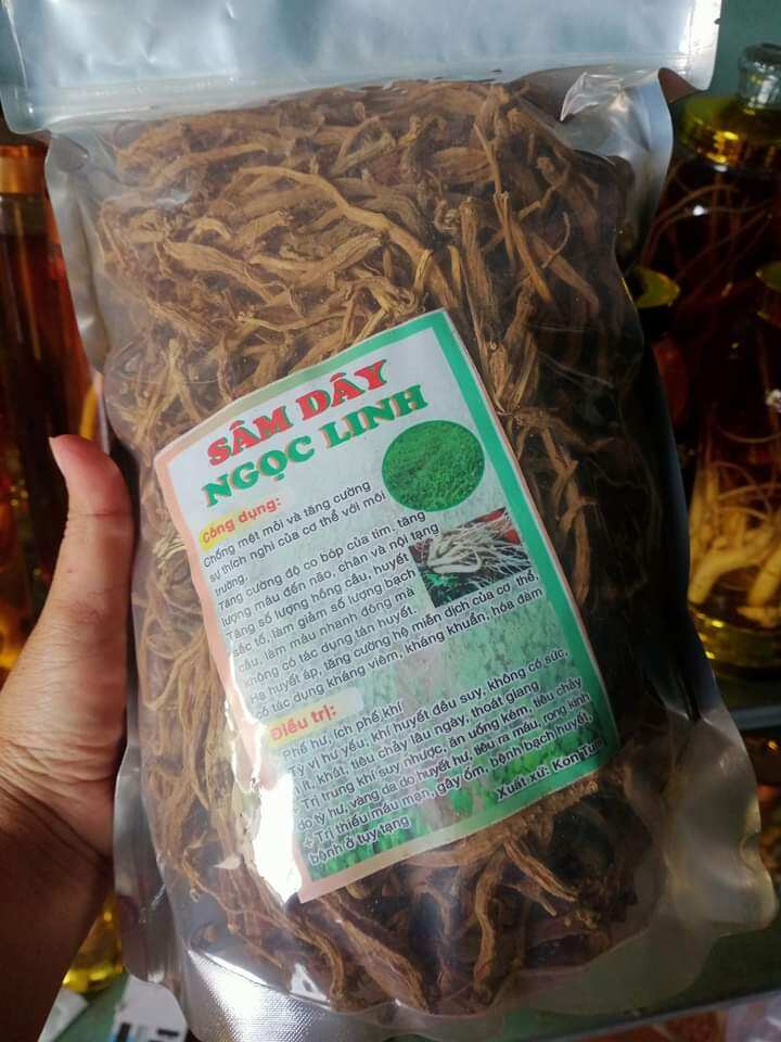 500g sâm dây Ngọc Linh khô nhỏ