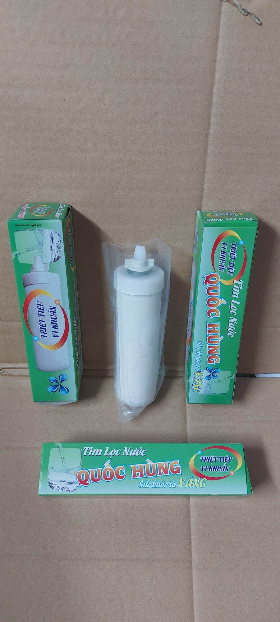 Sứ lọc nước dài dùng cho bình inox và bình sứ