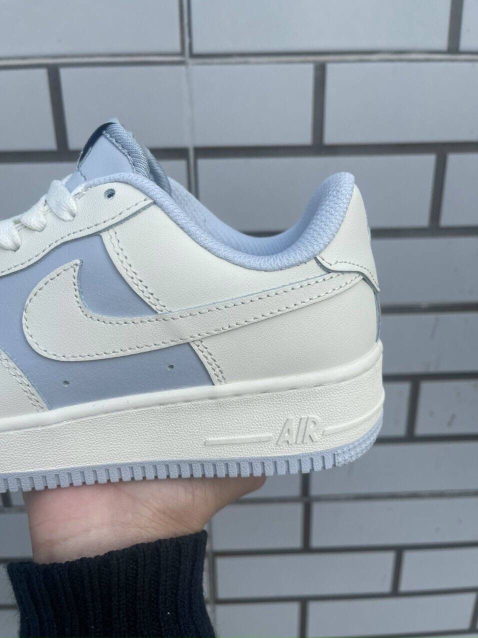 Giày Air Force Shadow trắng xanh - Ann Shoes