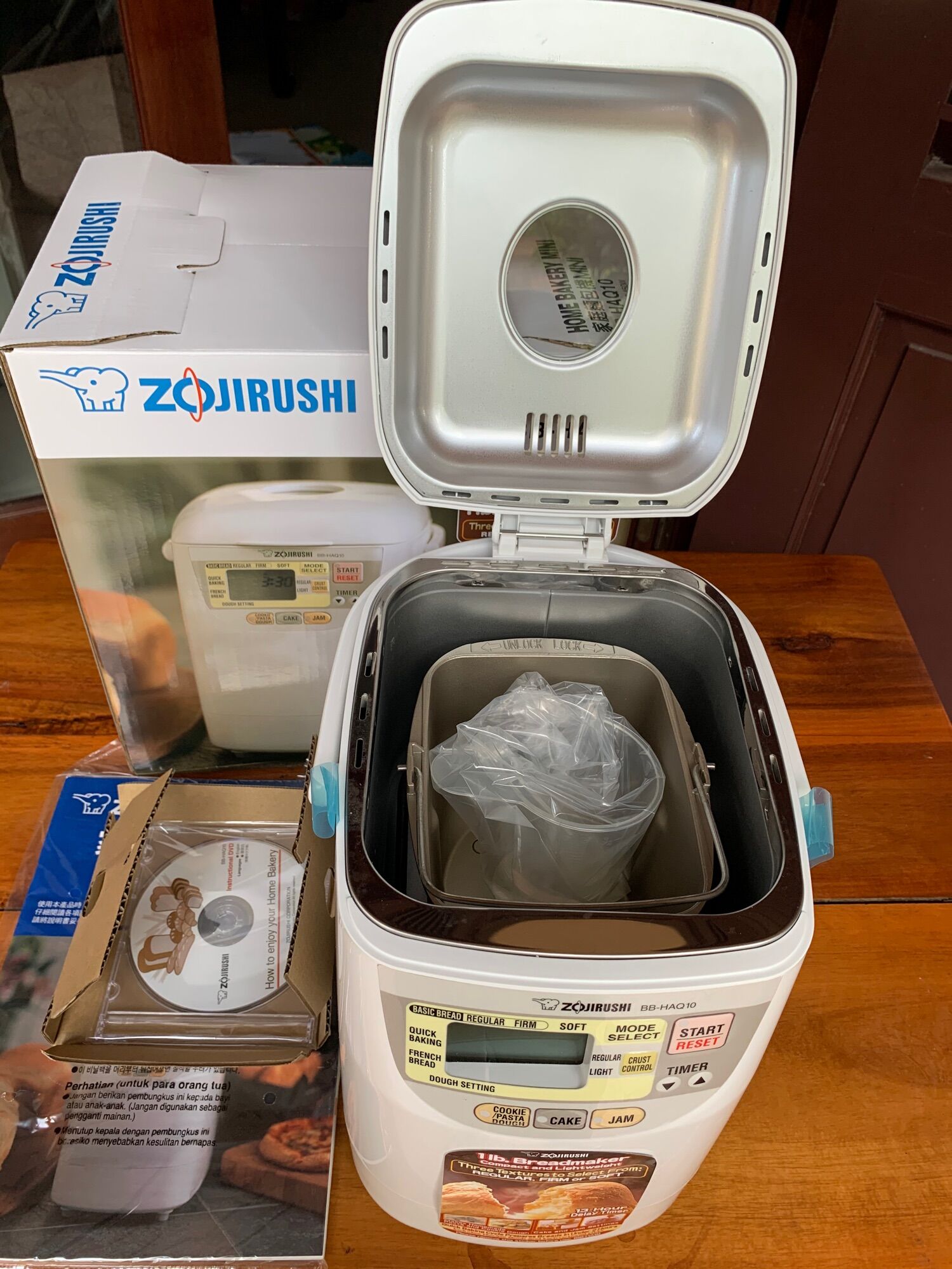 [Trả góp 0%]MÁY LÀM BÁNH ZOJIRUSHI BB-HAQ10