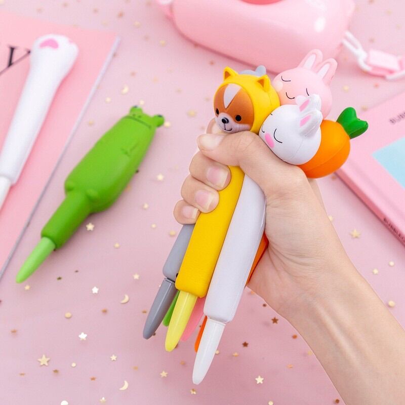 Bút nước squishy nhiều hình dễ thương, bút cute